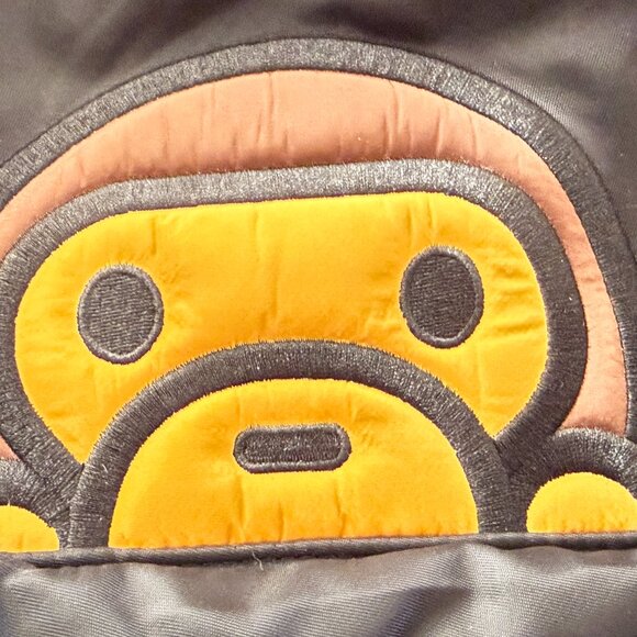 $399 Authentic BABY MILO STORE by A BATHING APE Unisex Black Backpack - Picture 8 of 15